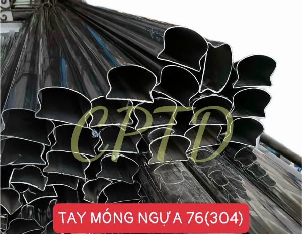 TAY MÓNG NGỰA CẦU THANG PHI 76 inox304