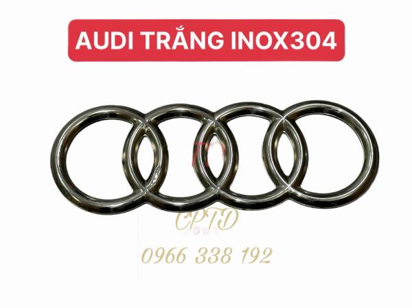 HOA AUDI TRẮNG INOX304