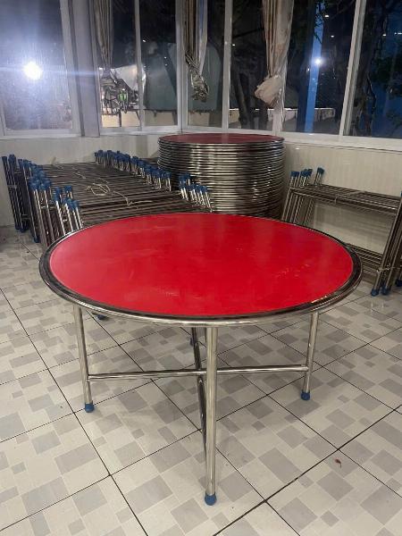 BÀN TRÒN INOX RỜI ĐÁM TIỆC