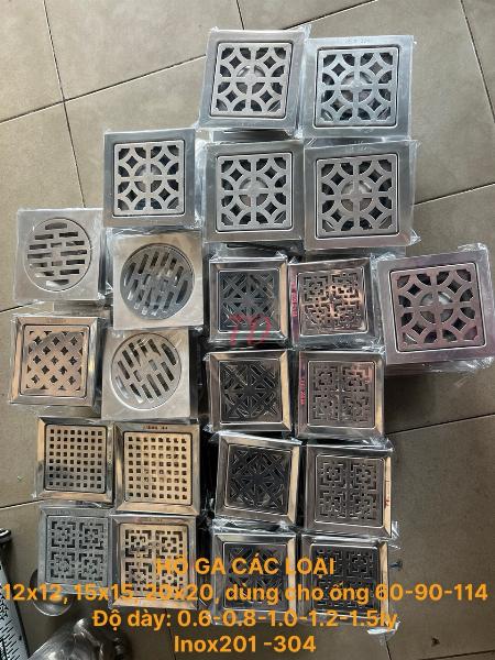 HỐ GA INOX 1.5 tấc 304 DÀY