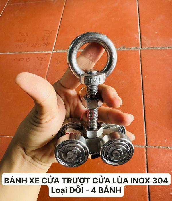 BÁNH XE MÁNG LÙA INOX304