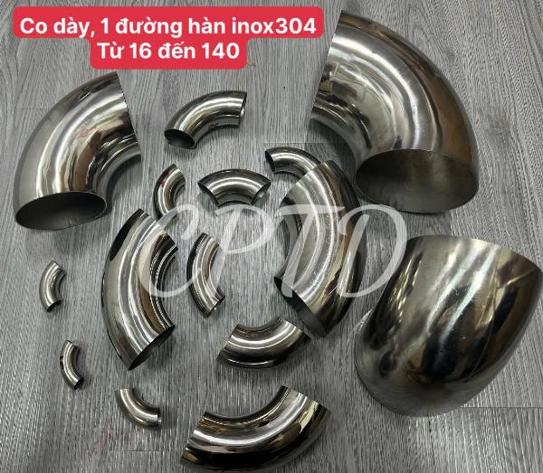 Co inox dày từ 16 đến 140 inox304