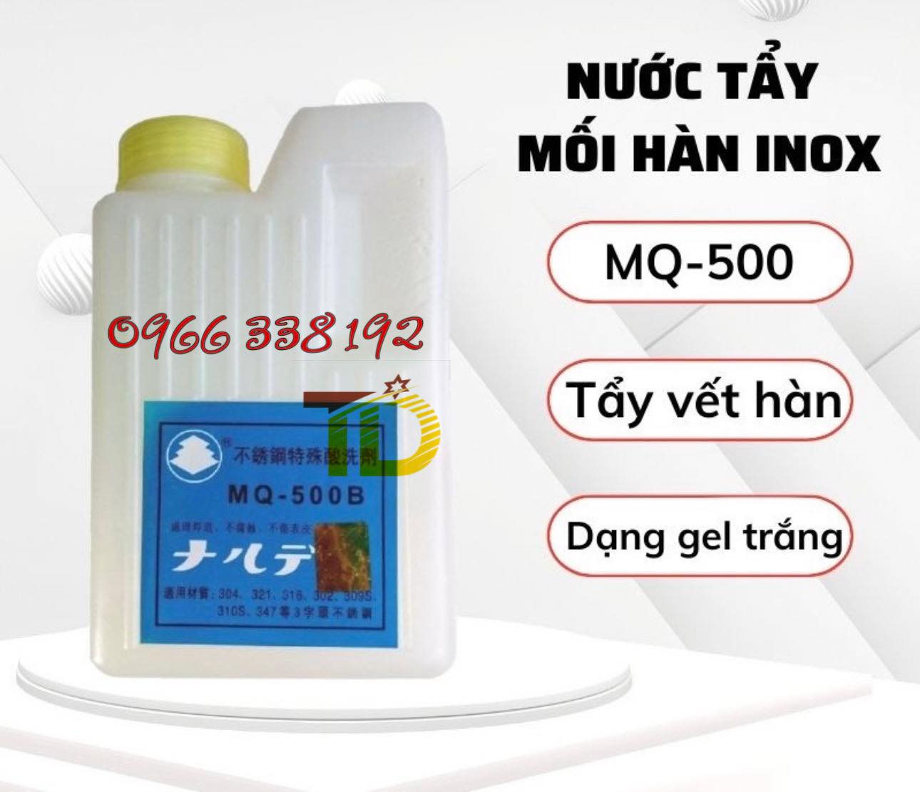 TẨY MỐI HÀN INOX MQ500