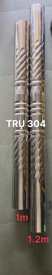 TRỤ CÁI INOX304, DÀI 1.2MÉT