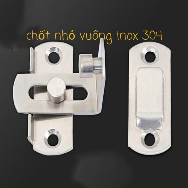 CHỐT NHỎ VUÔNG INOX 304