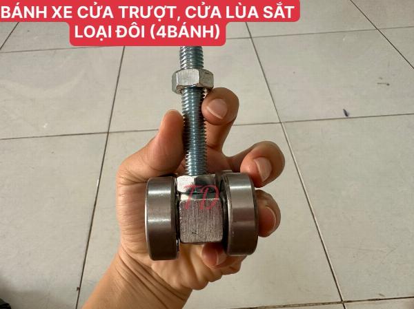 BÁNH XE CỬA LÙA SẮT CHỊU TẢI 