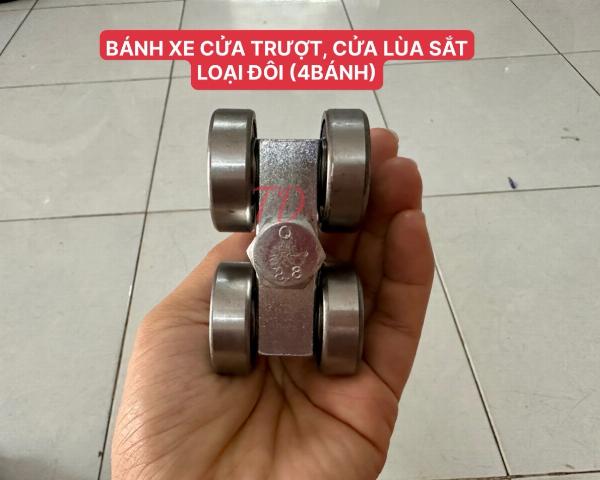BÁNH XE CỬA LÙA SẮT CHỊU TẢI 
