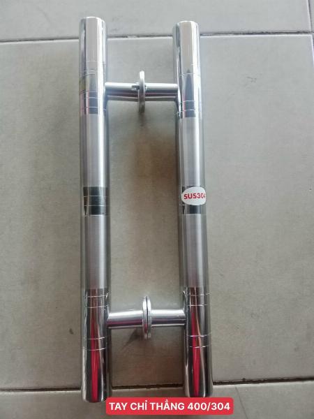 TAY NẮM CỬA INOX304 CHỈ THẲNG 4TẤC