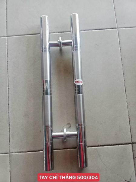 TAY NẮM CỬA INOX304 CHỈ THẲNG 5TẤC