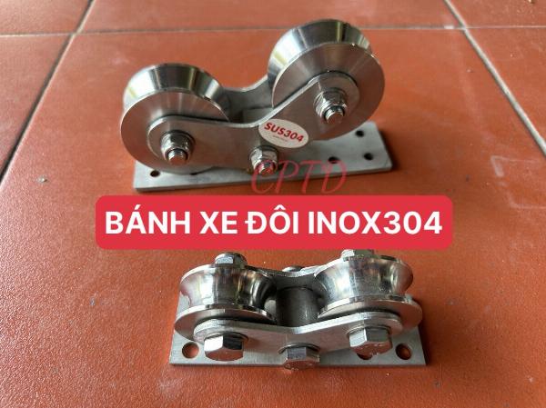 BÁNH XE ĐÔI INOX3044