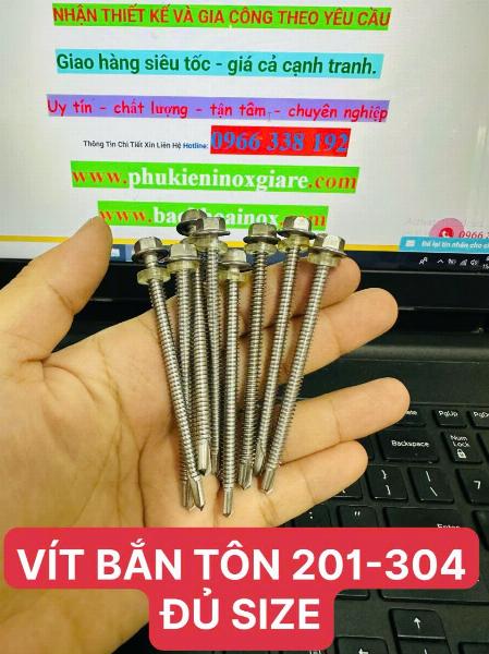 VÍT BẮN TÔN INOX201 4p