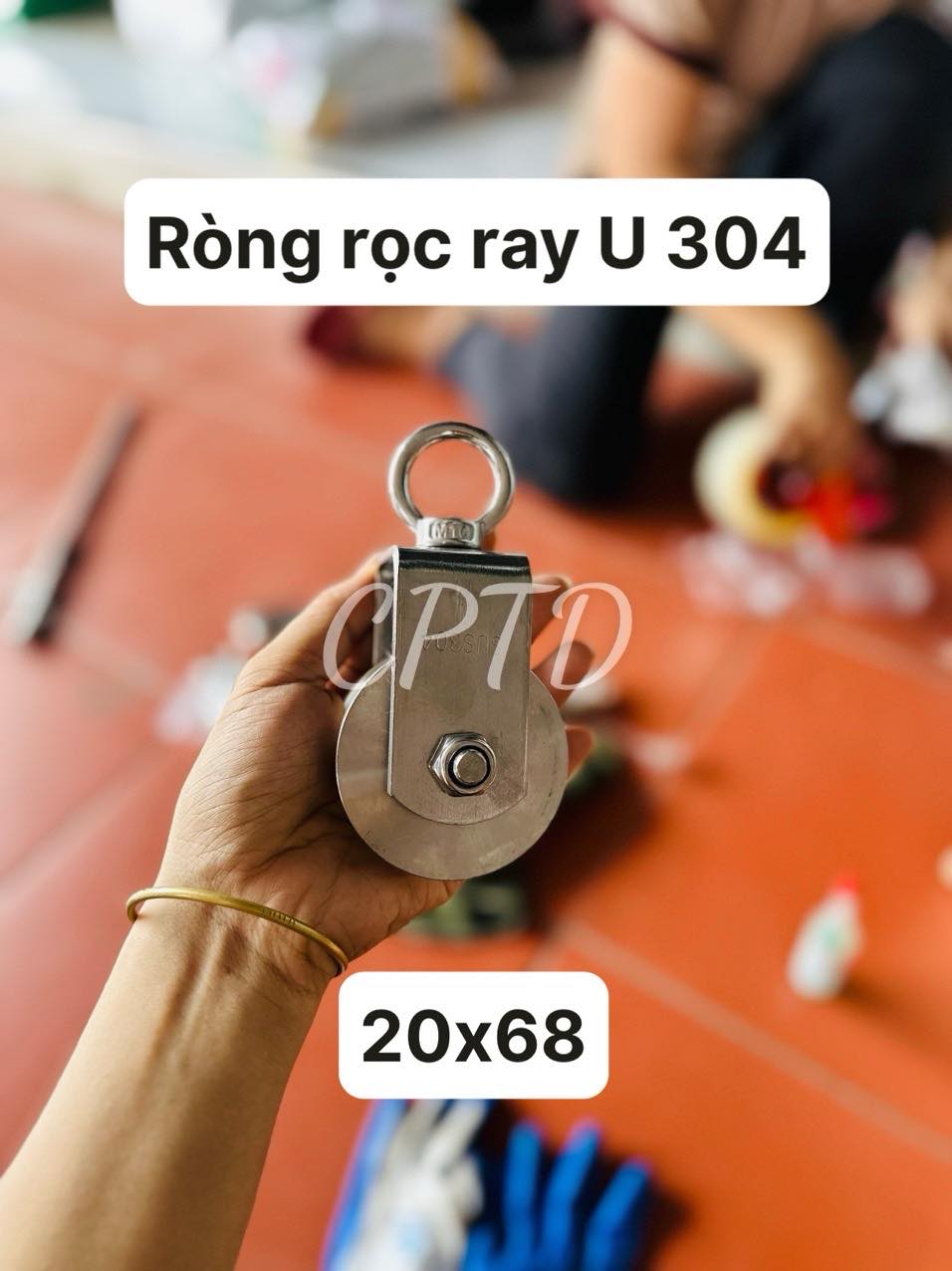 RÒNG RỌC LỚN (20x68) inox304