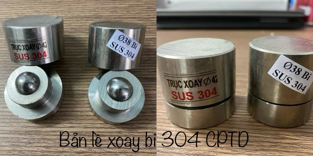 BẢN LỀ QUAY BI INOX 304