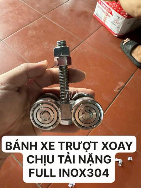 BÁNH XE TRƯỢT XOAY INOX304
