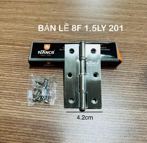 BẢN LỀ 8F x 1.5LY INOX201 NANCB