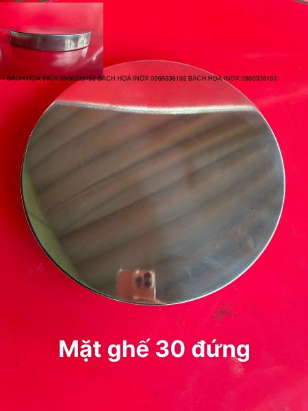 MẶT GHẾ INOX 30 CẠNH ĐỨNG