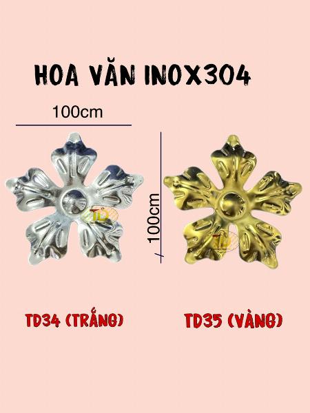 HOA VĂN INOX304 TD34