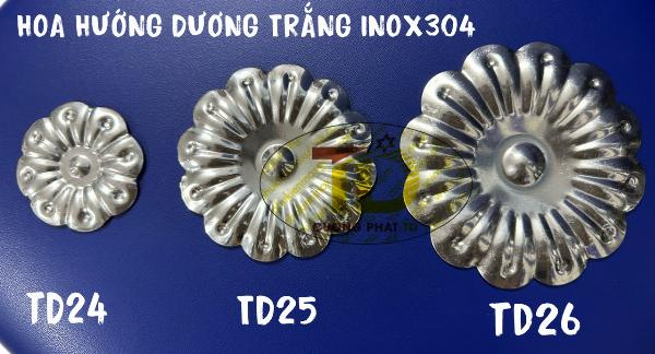 HOA HƯỚNG DƯƠNG INOX304, TD26 (120cm)