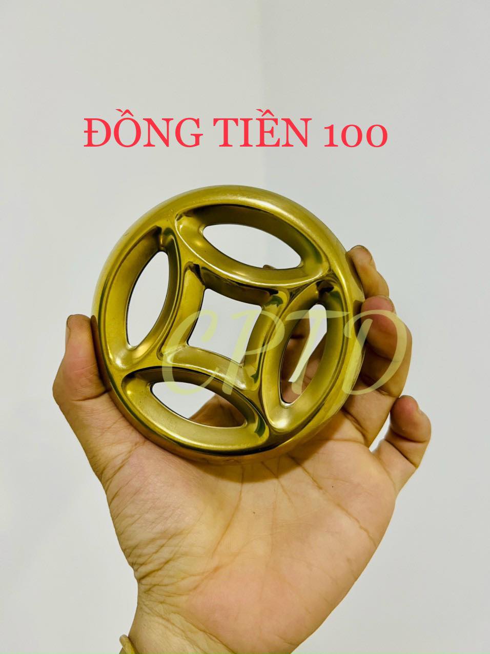 ĐỒNG TIỀN ĐƠN INOX MÀU VÀNG