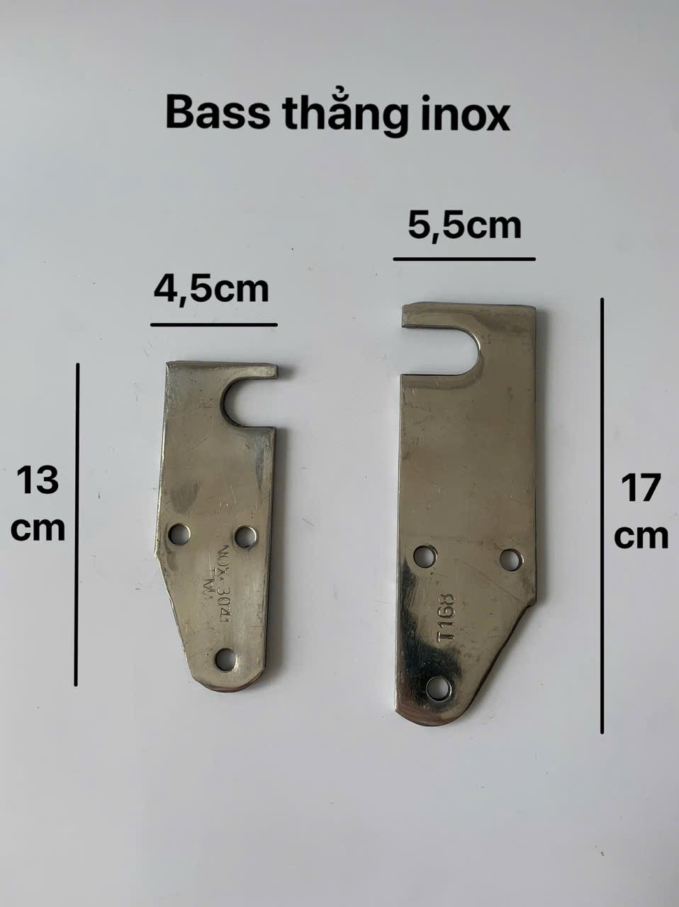 Bass THẲNG INOX304, LOẠI NHỎ