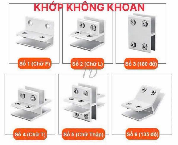 KHỚP NỐI KHÔNG KHOAN BẰNG NHÔM, CHỮ L