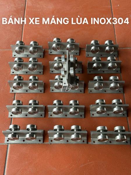 BÁNH XE MÁNG LÙA INOX304 (4 bánh)