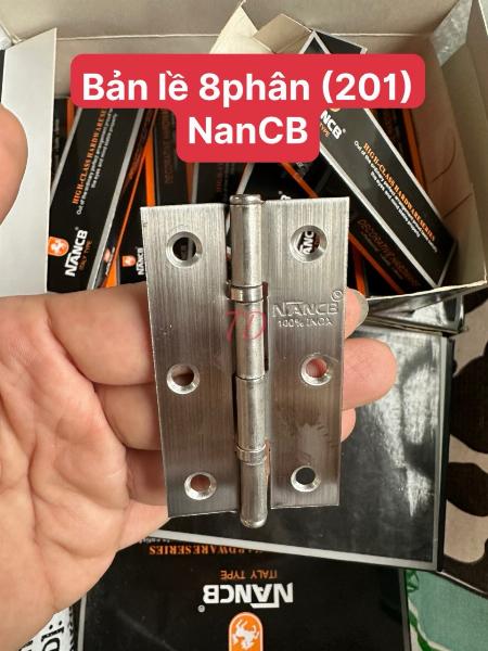 BẢN LỀ NANCB 8PHÂN INOX201