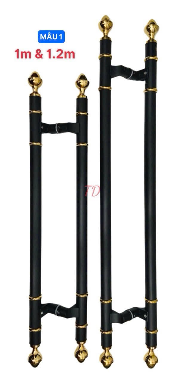 TAY NẮM CỬA MÀU ĐEN MẪU 1 (INOX304)