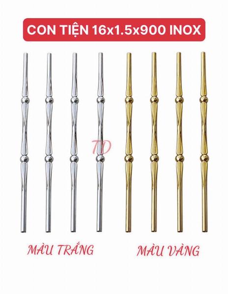 CON TIỆN INOX MÀU VÀNG NEW