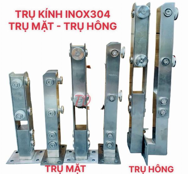 TRỤ KÍNH 3TẤC HÔNG INOX304